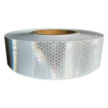 Светоотражающая алмазная лента (тип В, БЕЛАЯ, 50 мм х 50 м)